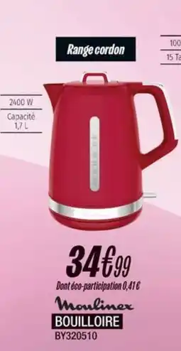 Blanc Brun MPULINEX Bouilloire by320510 offre