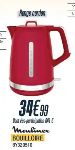 Cuisine Plaisir MOULINEX Bouilloire by320510 offre
