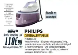 Cuisine Plaisir PHILIPS Centrale vapeur offre