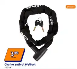Action Chaîne antivol Walfort offre