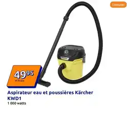 Action Aspirateur eau et poussières Kärcher KWD1 offre