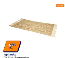 Action Tapis Baku offre
