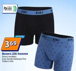 Action ZIKI Boxers homme offre