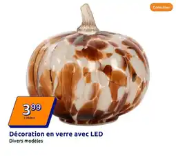 Action Décoration en verre avec LED offre