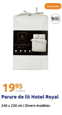 Action Parure de lit Hotel Royal offre