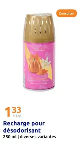 Action Recharge pour désodorisant offre