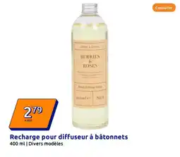 Action Recharge pour diffuseur à bâtonnets offre