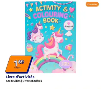 Action Livre d'activités offre