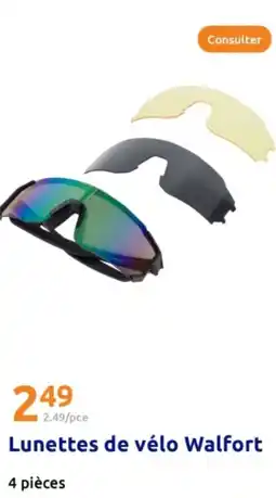 Action Lunettes de vélo Walfort offre