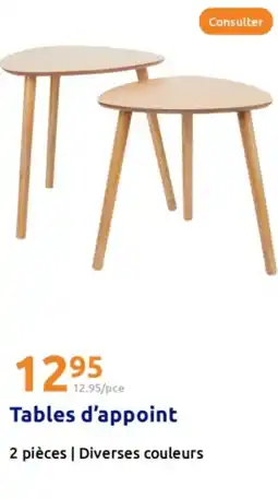 Action Tables d'appoint offre