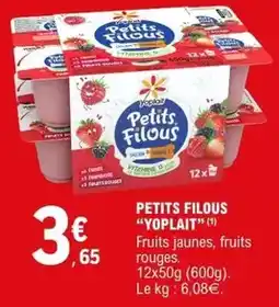 E.Leclerc Yoplait - petits filous offre