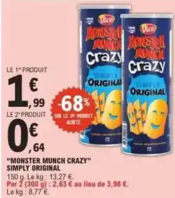 E.Leclerc Vico - monster munch crazy simply original offre