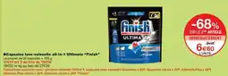 Monoprix Finish - capsules lave-vaisselle all-in-1 ultimate offre