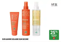 Auchan Svr gamme solaire sun secure offre
