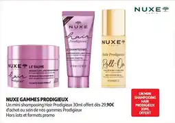 Auchan Nuxe gammes prodigieux offre