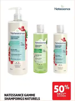 Auchan Natessance gamme shampoings naturels offre