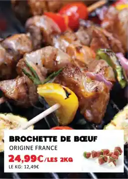 Hmarket Brochette de bœuf offre