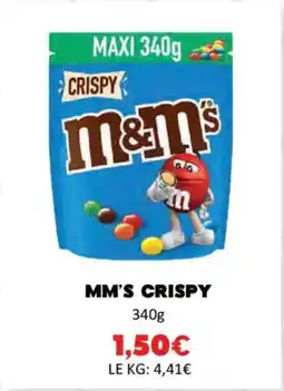 Hmarket Mm's crispy offre