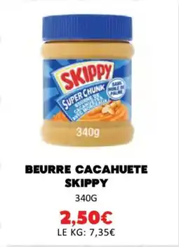 Hmarket Beurre cacahuete skippy offre