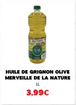 Hmarket Huile de grignon olive merveille de la nature offre
