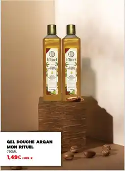 Hmarket Gel douche argan mon rituel offre