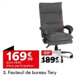 BUT Fauteuil de bureau Tery offre