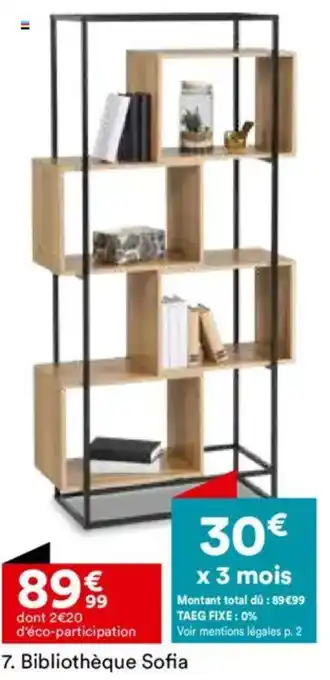 BUT Bibliothèque Sofia offre