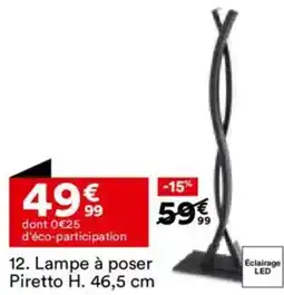 BUT Lampe à poser Piretto offre