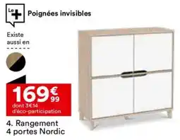 BUT Rangement 4 portes Nordic offre