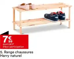 BUT Range chaussures Harry naturel offre