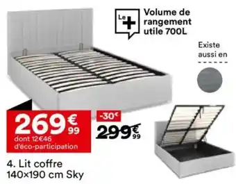 BUT Lit coffre Sky offre