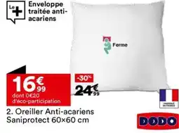 BUT Oreiller Anti-acariens Saniprotect offre