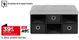 BUT Banc pliable Hartley offre