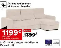 BUT Canapé d'angle méridienne Reynolds II offre