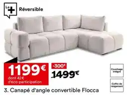 BUT Canapé d'angle convertible Flocca offre