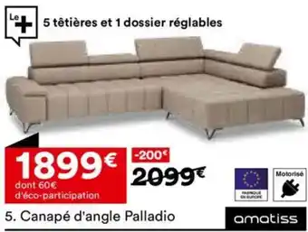 BUT Canapé d'angle Palladio offre