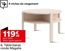 BUT Table basse ronde Magalie offre