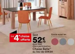 BUT Chaise Bella offre