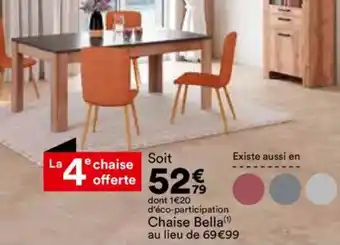 BUT Chaise Bella offre