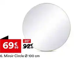 BUT Miroir Circle offre