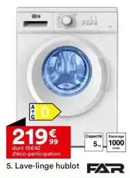 BUT Lave-linge hublot offre