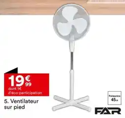 BUT Ventilateur sur pied offre