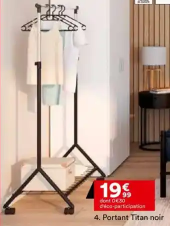 BUT Portant Titan noir offre