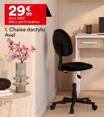 BUT Chaise dactylo Axel offre