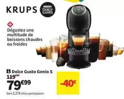 Conforama Krups - dolce gusto genio s offre