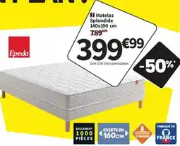 Conforama Epéda - matelas splendide offre