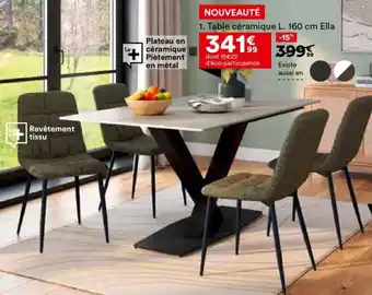 BUT Table céramique Ella offre