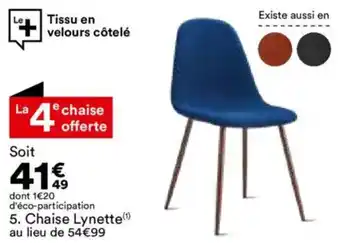 BUT Chaise Lynette offre