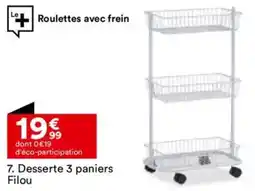 BUT Desserte 3 paniers Filou offre