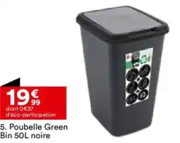 BUT Poubelle Green Bin noire offre
